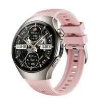 Silikoninis dirželis Huawei Watch 5 46mm apyrankei, minkštos gumos apyrankė Huawei Watch 5 42mm išmaniajam laikrodžiui Huawei Watch 5 42mm rožinė