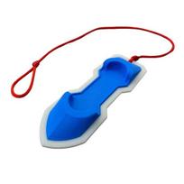 Mini pirštų riedlentė žaislas Lengvas plastikas Maža pirštų riedlentė su virve Neslystanti oro banglenčių lenta žaislas Vaikams Ridinėjimasis Rifo gerbėjams Dovanos B blue