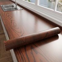 Medžio rašto lipni plėvelė baldų renovacijai - Spintelės, Drabužių spintos ir Stalviršio imitacija medžio apdaila. 60cm x 3m