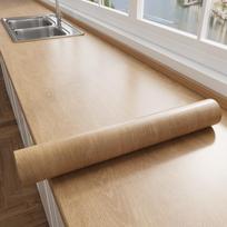 Medžio rašto lipni plėvelė baldų renovacijai - Spintelės, Drabužių spintos ir Stalviršio imitacija medžio apdaila. 40cm x 3m white
