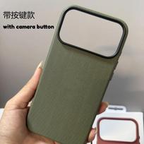 For Magsafe Techwoven Magnetic Case for IPhone 17 Pro Max 17pro Cases Wireless Charging Cover with Camera Control Button for IPhone 17 Pro Max Cover For 17 Pro žalia