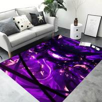 Kūrybingas Gengar Pokemon Anime Kilimas Svetainei Miegamajam Vaikams Neslystantis Žaidimų Kilimėlis Balkonui Svetainei Sofai Kilimas Ideali Dovana 80*120cm black