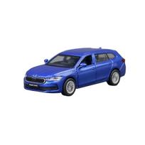 1/43 Skoda SUPERB lydinio automobilio modelis Diecasts & Žaislinės transporto priemonės Automobilio modelis Miniatiūrinio mastelio modelis Automobilio žaislai Vaikams mėlyna