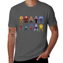 Trek laivai Kapitono marškinėliai Hippie drabužiai Vasarinis viršutinis drabužis Per dideli Anime figūrėlės Vyriški ilgi marškinėliai XL black