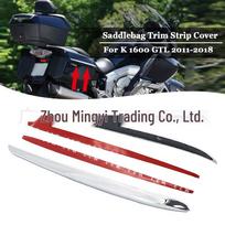 BMW K1600GTL Motociklo Chromuotos Apdailos Šoninės Dėžės Dekoratyviniai Priedai Left Side Box Trim black