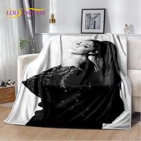 3D Popular Singer Ariana Grande Cat Ari Soft Plush Blanket,Flannel Blanket Throw Blanket for Living Room Bedroom Bed Sofa Picnic 75x90cm