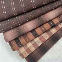 Japoniškas verpalais dažytas 100% medvilninis audinys, 6 vnt., 48x33cm, Patchwork, Rankinės, Lėlės, Quilting, Rankdarbiai, Siuvimo audinys 48x33CM
