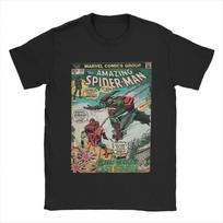Marvel The Amazing Spider-Man #122 Klasikinio komikso viršelio grafinis marškinėlis,  Žaliojo Goblinas Paskutinis Pasipriešinimas  Retro marškinėlis, Unisex Superherojus Atsitiktinis viršus M gray