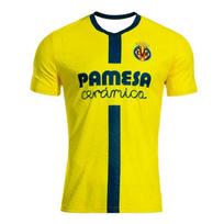 25-26 Villarreal Namų ir Išvykos Futbolo Marškinėliai T-shirt 3D Spausdinti Trumpomis Rankovėmis Sportinis T-shirt Tas pats Suaugusiems ir Vaikams 2XL yellow