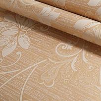 Thickened Wallpaper Stickers Bedroom Self-Adhesive Wallpaper Non-Woven Fabric Background Wall El Solid Color Solid Color Quality 1mx53cm brown