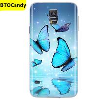 Samsung Galaxy S5 dėklas S5 Mini silikoninis minkštas TPU galinis dėklas Samsung Galaxy S5 S 5 Neo I9600 SM-G900F telefonui Korpusas Coque S5 i9600 (S5 Neo) blue