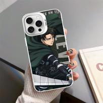 Anime Attack On Titan Levi Ackerman Telefono dėklas iPhone 16 15 14 13 12 11 Pro Max X XR XSMAX, matinis, atsparus smūgiams galinis dangtelis iPhone 15