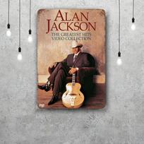 alan jackson Dekoracija Vintažiniai Metaliniai Ženklai Skardos Ženklai Kapitono Plakatas Dekoracija Barui Pub'ui Klubui Vyriškas Urvas Sienų Dekoracija 30x40cm(11.8x15.7inch)