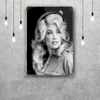 Dolly Parton dekoratyvinis plakatas Vintažinis skardos ženklas Metalinis ženklas Dekoratyvinė plokštelė Pub'ui Barui Vyriškam kampeliui Klubui Sienų dekoracija 30x40cm(11.8x15.7inch)
