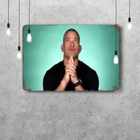jocko willink Rašytojas Metaliniai ženklai sienų dekoras Vintažiniai skardos ženklai Kapitono Metalinis plakatas Dekoracija Barui, Pub'ui, Klubui Sienų dekoracija 20x30cm（7.8x11.8inch）