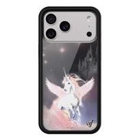 Laukinės gėlės ins Mazzy Joya telefono dėklas iPhone 17 16 15 14 13 12 Pro Max Plus WF Mados Vienaragis arklys atsparus smūgiams galinis dangtelis For iPhone 17 Pro gray