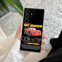 Automobiliai Žaibas Makvynas Džeksonas Audra Dėklas Samsung Galaxy S26 S25 Ultra S24 S22 S26 Plus S20 S23 S21 S25 FE 5G Skaidrus Dangtelis Galaxy S10+