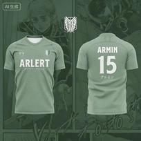 Japonų animacija Attack On Titan Tema 3D spausdinimas Sportinis kvėpuojantis vyrų moterų vienodas marškinėlis Futbolo marškinėlis trumpomis rankovėmis S black
