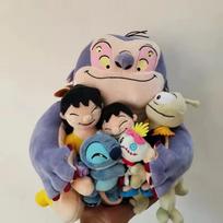 Lilo ir Stitch pliušiniai žaislai Agentas Pleakley kimštas lėlės animacinių filmų žaislai 12 colių 30cm black