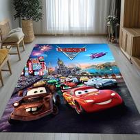 Animacinių filmų automobiliai Žaibas Makvynas Svetainės neslystantis kilimėlis Minkštas kilimas miegamajam Vaikų žaidimų kambariui Prie sofos, Namų dekoras Durų kilimėlis Dovana 40x60cm blue