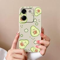 Skirta Xiaomi Poco M7 Pro 5G dėklas Mielas animacinis paveikslėlis Saldžios mergaitės Silikoninis minkštas apsauginis galinis dangtelis Skirta Xiaomi Poco M7 Pro 5G Fundas Coque Poco M7 Pro 5G beige