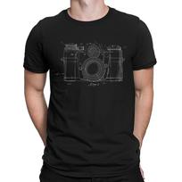 Camera Patent Photography Art Gifts Photographer Retro Vintage Mens TShirts#NED Unisex T-Shirt XXXL black