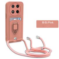 Dėklas Redmi Note 14 Pro 5g 4g su dirželiu per petį, žiedu, dirželiu dėklas Xiaomi Redmi Note 14 Pro Plus kortelių laikikliais Case & Strap&Redmi Note 14 Pro 4G (Global)