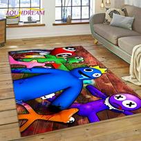 Žaidimo R-Rainbow Friends Animacinis Kilimas Kilimas Miegamajam Svetainei Namų Sofos Dekoras, Vaikų Žaidimas Didelis Dekoras Grindų Kilimėlis Dovana 40x60cm( 15x23in ) blue