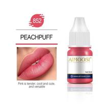 Tattoo Ink Nano Pigment Milkly Colors Semi Permanent Makiažo rinkiniams Atspalvis Antakiai Akių pieštukas Lūpoms Grožis 3ml Microblading Pigments 852 Peachpuff