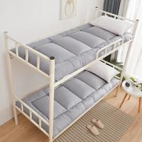 Plunksnų Aksomo Sulankstomas Čiužinys - Šukuotas, Storas Studentams ir Vaikams (Vienvietė/Dvivietė lova) 200*220cm 7 Jin pilka spalva