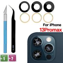 Galinės kameros stiklo pakeitimas iPhone X XR XS 11 12 13 14 Mini Plus Pro Max su klijais ir pašalinimo įrankiais 13promax