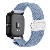 Skirta Amazfit bip 6/5/Balance/helio/GTS/4/2e/Mini/3/GTR/4/3/Pro apyrankei Pintas apyrankės dirželis correa huawei gt 5 4 20mm 22mm laikrodžio dirželiai Amazfit bip GTS-2 šviesiai mėlyna spalva