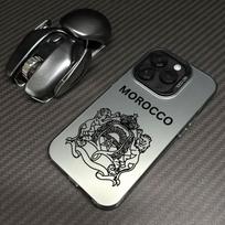 Maroko LOGO Simbolis Dėklas Apple iPhone 17 Air 16e 16 14 15 13 11 Pro Max Plus 12 17 Pro Atsparus smūgiams dėklas Telefono dangtelis Maroko iPhone 17Pro Max gray