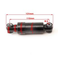 110mm 125mm 150mm Elektrinio paspirtuko hidraulinis pakabos amortizatorius 750lbs Priekiniai ir galiniai ratai Viskas įskaičiuotax Vibracijos slopinimas black