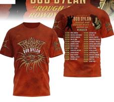 Bob Dylan „Rough And Rowdy Ways“ turas 2026 m. 3D marškinėliai Dovana gerbėjui PP2899 M brown