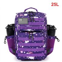 25L Taktinis kuprinė moterims Lauko kelionėms Žygiams Bug Out Bag Savaitgalio pratimams Sportui Sporto salės Rucksack su dvigubu puodelio laikikliu