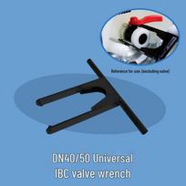 IBC talpyklės dangčio ir vožtuvo atidarymo raktas - DN150, DN225, DN50 lizdo įrankis