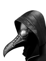 Juokinga viduramžių maro gydytojo kaukė Odinė Juoda Snapo Kaukė Gydytojo Helovino Kaukė Steampunk PU Paukščių Cosplay Doctour De Peste gray