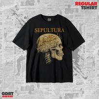Sepultura T shirt - Quadra Albums - Unisex Heavy Shirt L gray