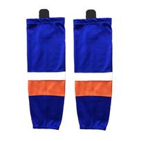 Geros kokybės kojinės ledo rituliui vyrams Sublimuotos ledo ritulio kojinės L blue