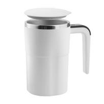380ML Automatic Magnetic Stirring Mug with Lid Stainless Steel Waterproof USB Electric Mixing Coffee Mug 380ML