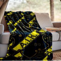 Aik Crest  Antklodė Lauko flanelės antklodė stovyklavimui, žygiams, sodo vakarėliams, iškyloms, dovana šeimai ir draugams 130x150cm