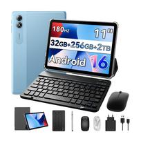 ExcitPower T70 11  90Hz WiFi planšetė 32GB+256GB Android 16 8000mAh Veido atpažinimas GPS mėlyna