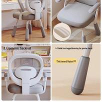 Reguliuojamas vaikų mokymosi kėdė patogioms ir ilgoms mokymosi sesijoms Stable Support, Back and Spine Protection gray