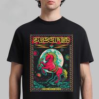 Puscifer X Revolver Magazine Cover Graphic Tee Rock Streetwear Casual Unisex Top M black
