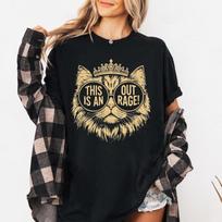 Princess Donut Mongo Shirt This Is An Outrage Dungeon Crawler Carl Tshirt Cat Lover Gift For Litrpg Lovers Book Series Apparel L beige