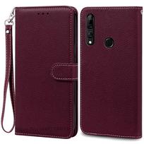Dėklas Honor 9X Dėklas Piniginė Odinis Atverčiamas Dėklas Huawei Honor 9X Dėklui Minkšto Silikono Knygos Dangtelis Coque Fundas 9X(With Fingerprint)