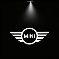 2 vnt. Naujas LED šviesos automobilio durų projektorius Automobilio pasitikimo šviesa Mini Cooper One JCW R55 R56 R50 R53 R60 F55 F56 Countryman WORKS F60 ksgbw33