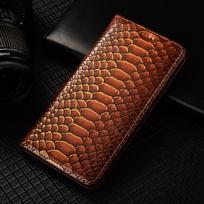 Prabangus odinis telefono dėklas, skirtas Samsung Galaxy S20 S21 S22 S23 S24 S25 S26 FE Lite Plus Ultra, su magnetine pinigine, telefono dangtelis Samsung S24 Plus brown