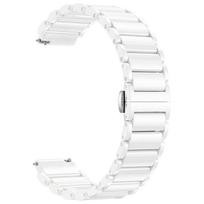 18mm Universalūs dirželiai Keraminis dirželis Huawei Watch GT 6 41mm 5 Pro 42mm Apyrankė Garmin 265S Venu 4 41mm 3S Active 4S 18mm balta